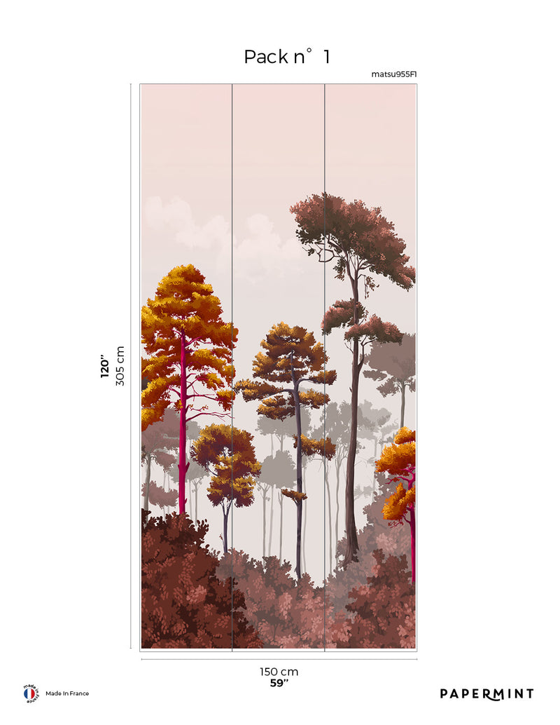 Fresque Matsu - Automne