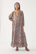 Robe Longue Maude - Marron