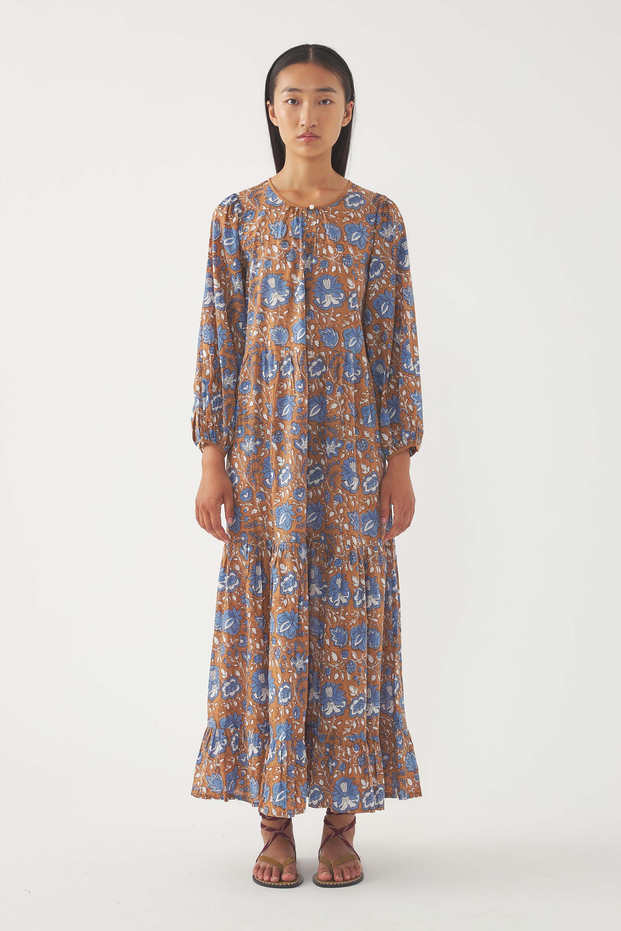 Robe Longue Maude - Marron