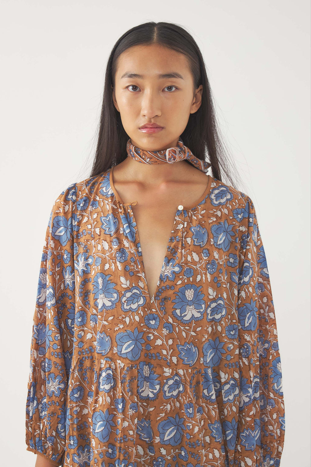 Robe Longue Maude - Marron