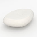 Table basse Maui blanche en fibre d'argile effet béton
