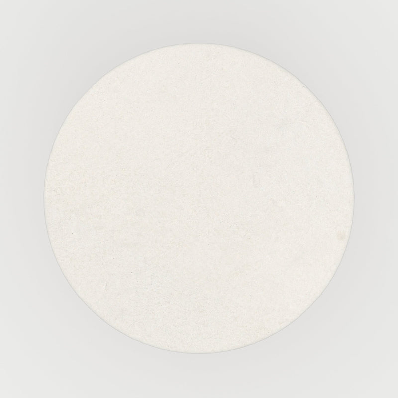 maupiti table basse blanche beton appoint