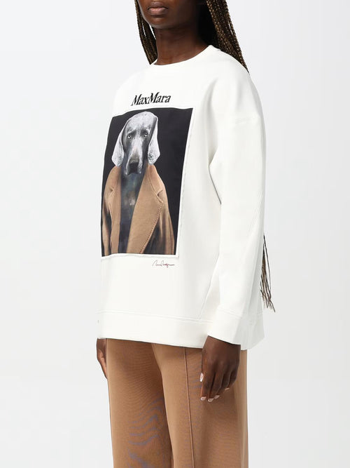 Sweat-Shirt - Blanc - Femme