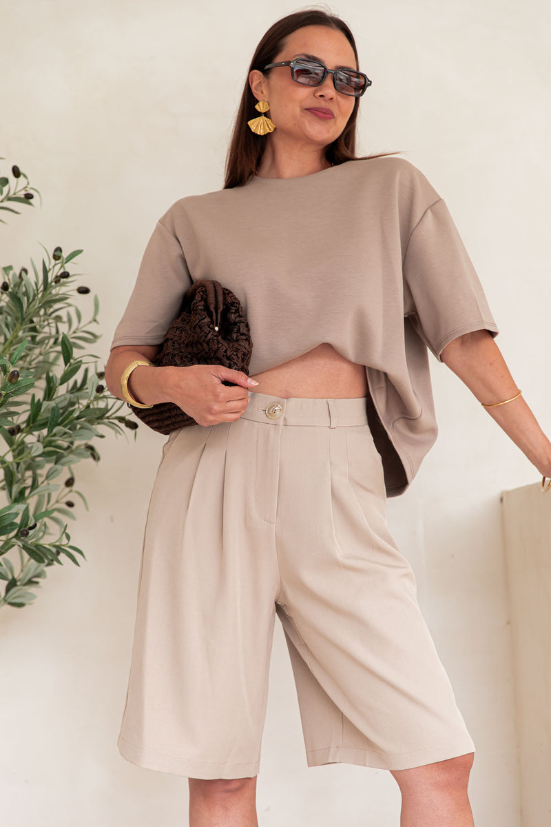 MAYER Taupe - Bermuda Fluide