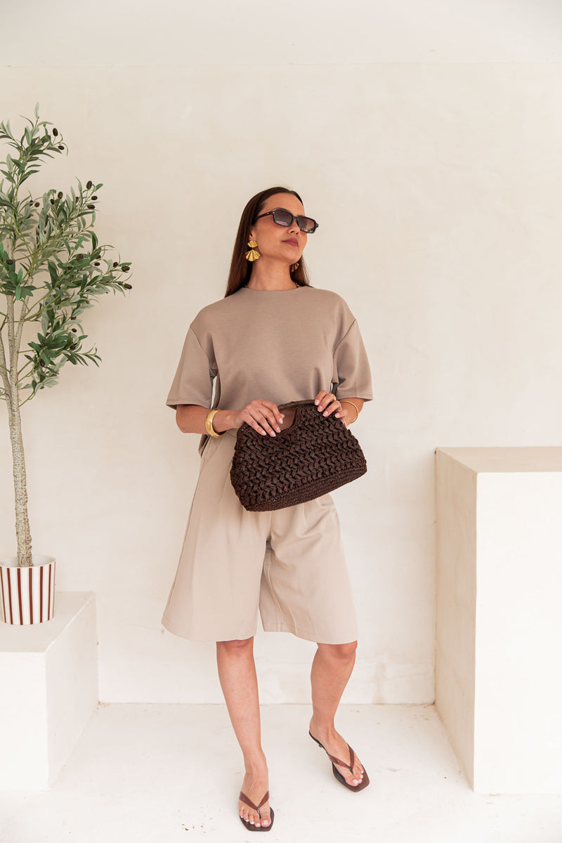 MAYER Taupe - Bermuda Fluide