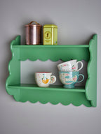 Salla - Set of 2 Shelves - Green - Fir