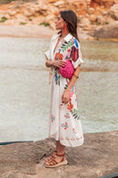 MÉALIE Blanche - Robe Imprimée