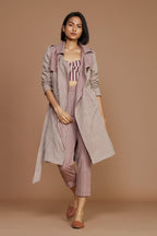 Megan Trench Coat - Mauve