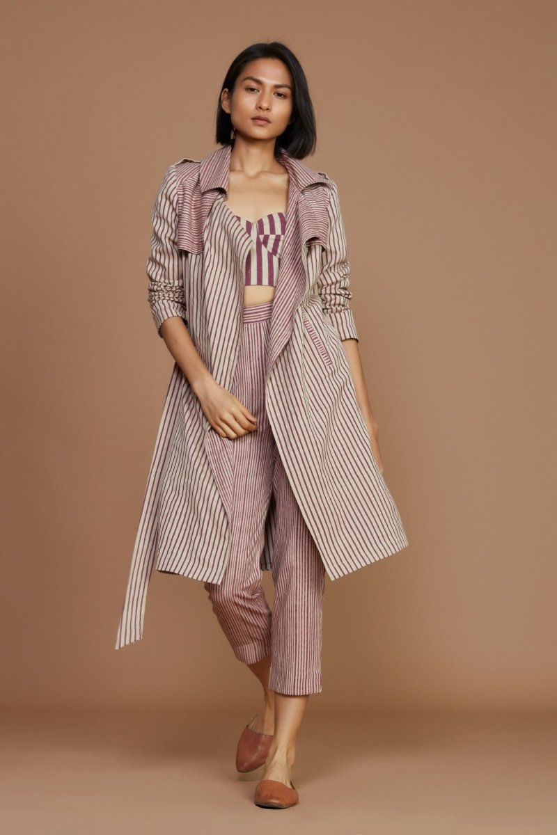 Megan Trench Coat - Mauve