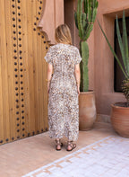 Robe Longue Mekia Palia Camel