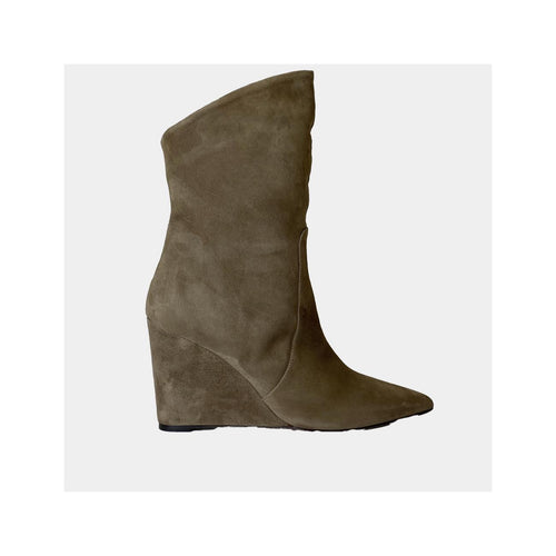 Boots Ann Tuil Melba - Velours Taupe