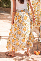 MÉLODY Citrons - Jupe Fluide