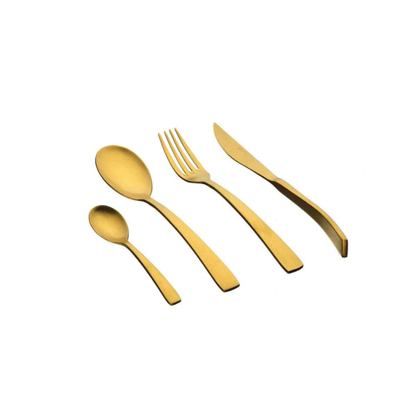 Oglu 24 Piece Cutlery Set - Gold