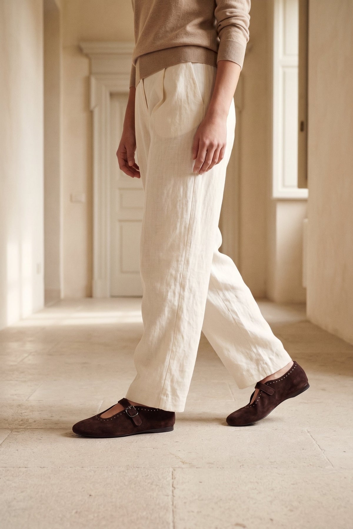 Merche Ballet Flats - Chocolate
