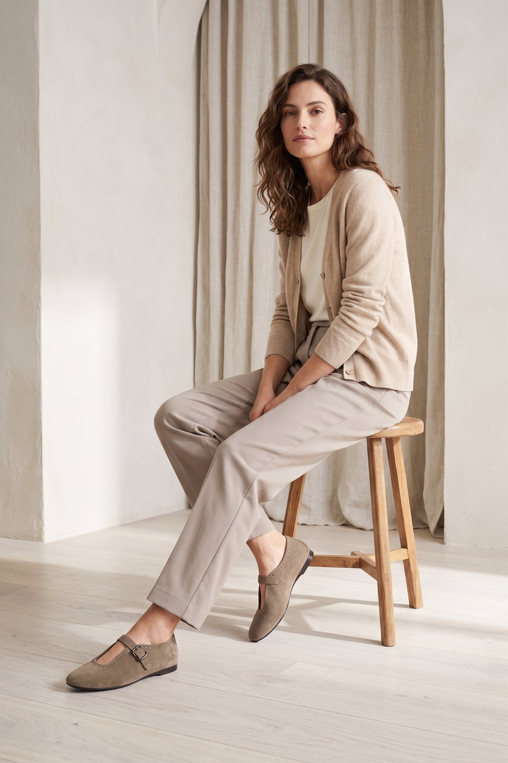 Merche Ballet Flats - Taupe