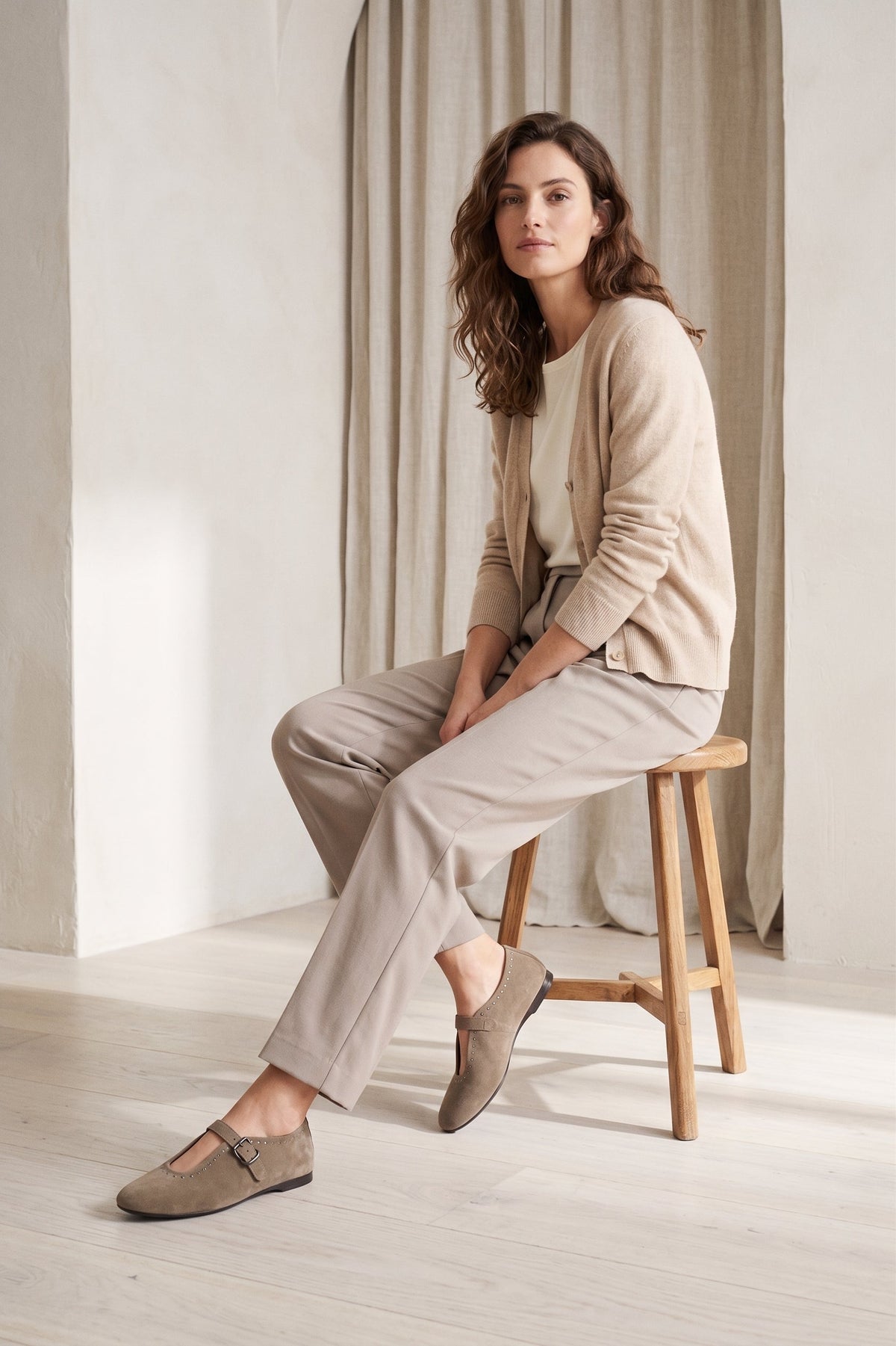 Merche Ballet Flats - Taupe