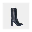 Mi-Bottes Ann Tuil Mercure - Li301 - Cuir Noir