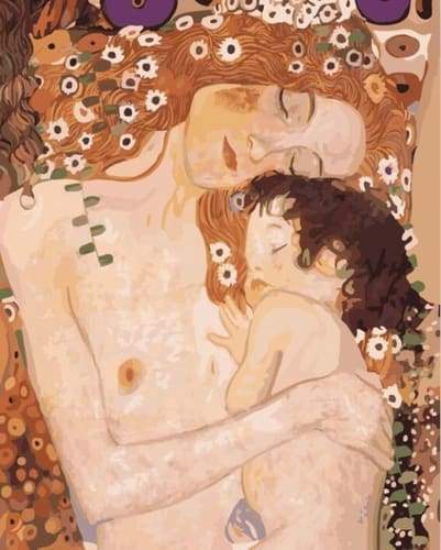 Pintura por números - Madre e hijo de Klimt