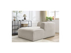Chaise Longue for MEGEVE Modular Sofa - Mottled Fabric - Right-Hand Corner