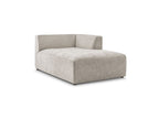 Chaise Longue for MEGEVE Modular Sofa - Textured Fabric - Right-Hand Corner