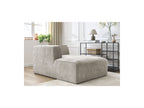 Méridienne Pour Canapé Modulable Megeve - Tissu Texturé - Angle Gauche