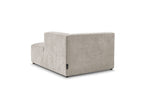 Chaise Longue for MEGEVE Modular Sofa - Textured Fabric - Right-Hand Corner