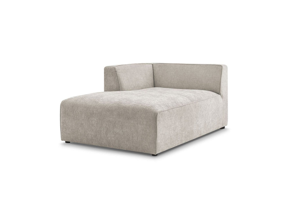 Méridienne Pour Canapé Modulable Megeve - Tissu Texturé - Angle Gauche