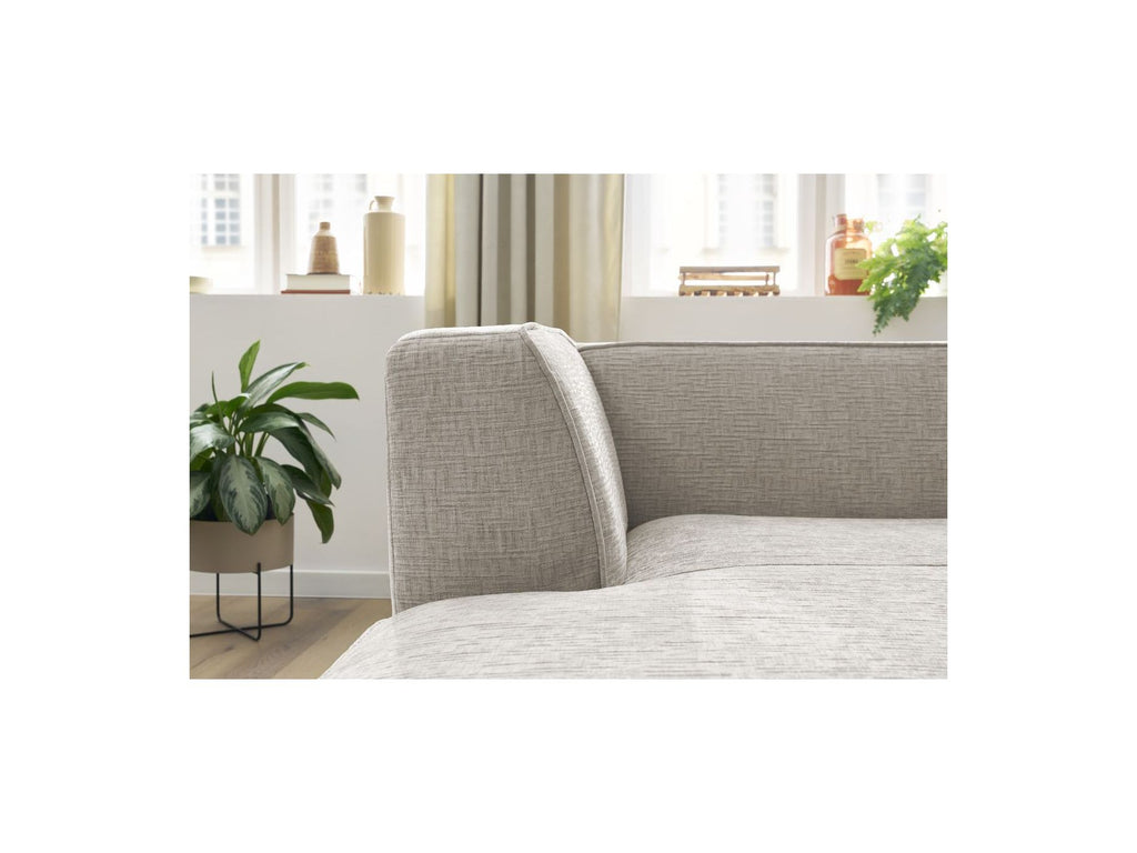 Méridienne Pour Canapé Modulable Megeve - Tissu Texturé - Angle Gauche