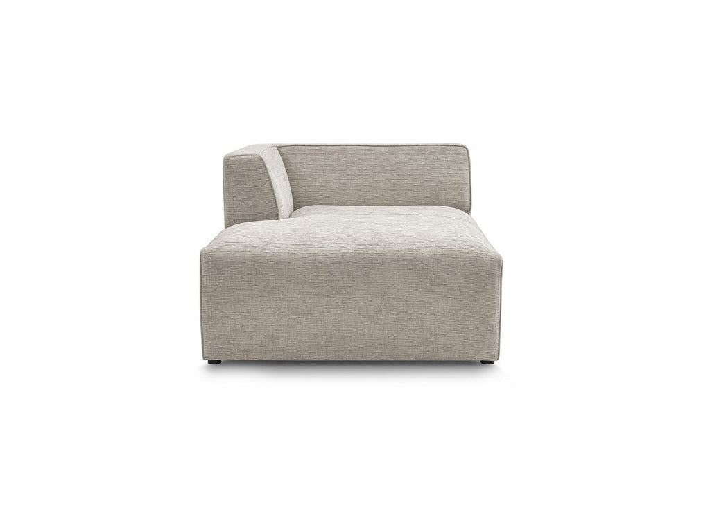 Méridienne Pour Canapé Modulable Megeve - Tissu Texturé - Angle Gauche