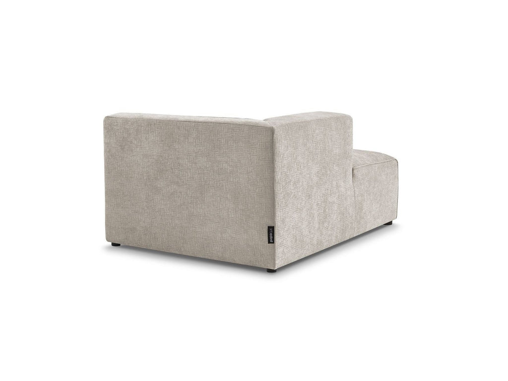 Méridienne Pour Canapé Modulable Megeve - Tissu Texturé - Angle Gauche