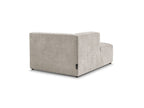Méridienne Pour Canapé Modulable Megeve - Tissu Texturé - Angle Gauche