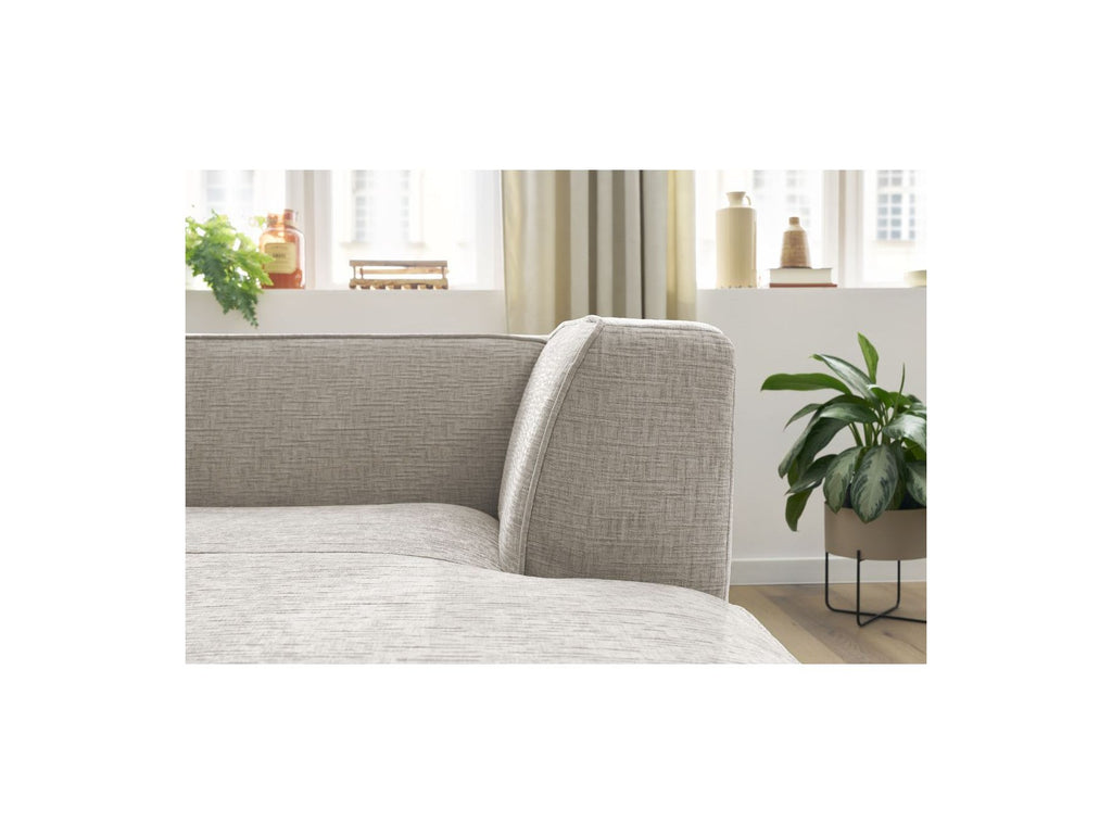 Chaise Longue for MEGEVE Modular Sofa - Textured Fabric - Right-Hand Corner
