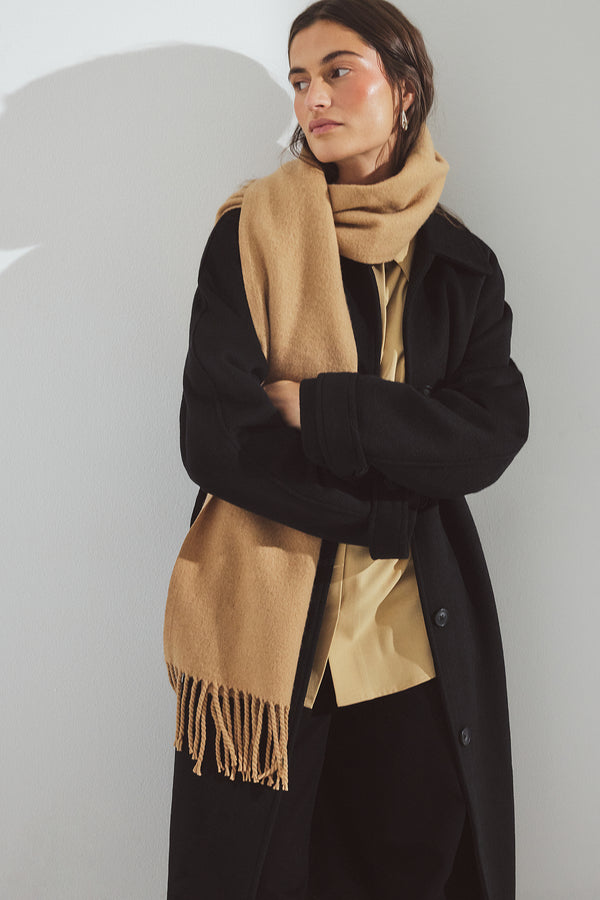 Écharpe Merino Wool - Camel