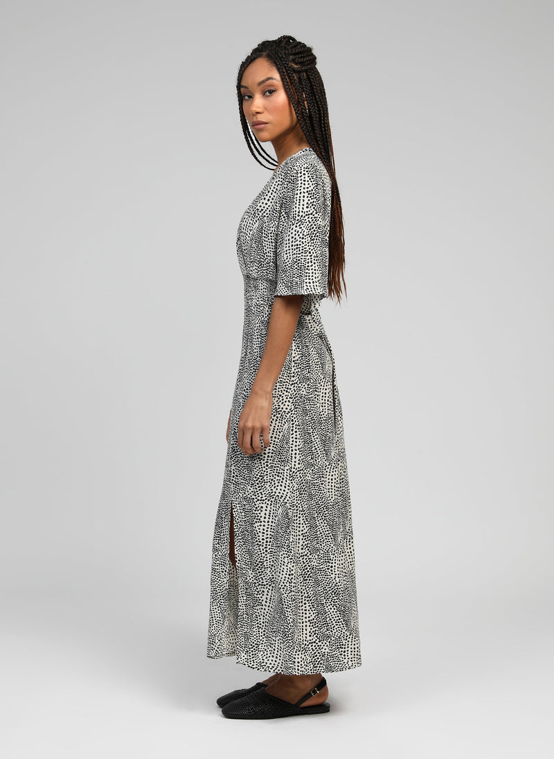 Mesuna Aurora Ecru Long Dress