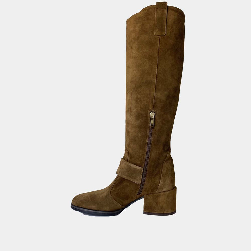 Bottes Ann Tuil Meteo - Velours Camel