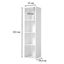 Etagère De Rangement 4 Cases - Blanc