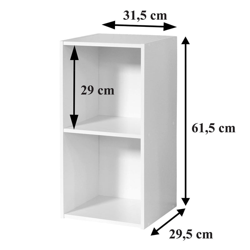 2 unidades de almacenamiento - Compo - Blanc