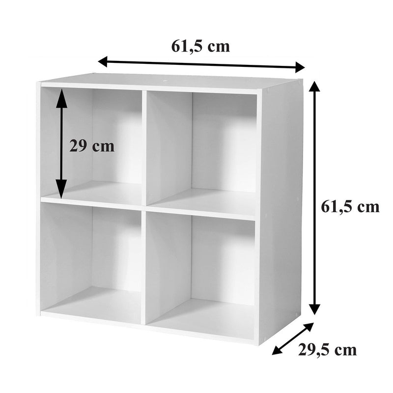 4 Estanterías - Compo - Blanc