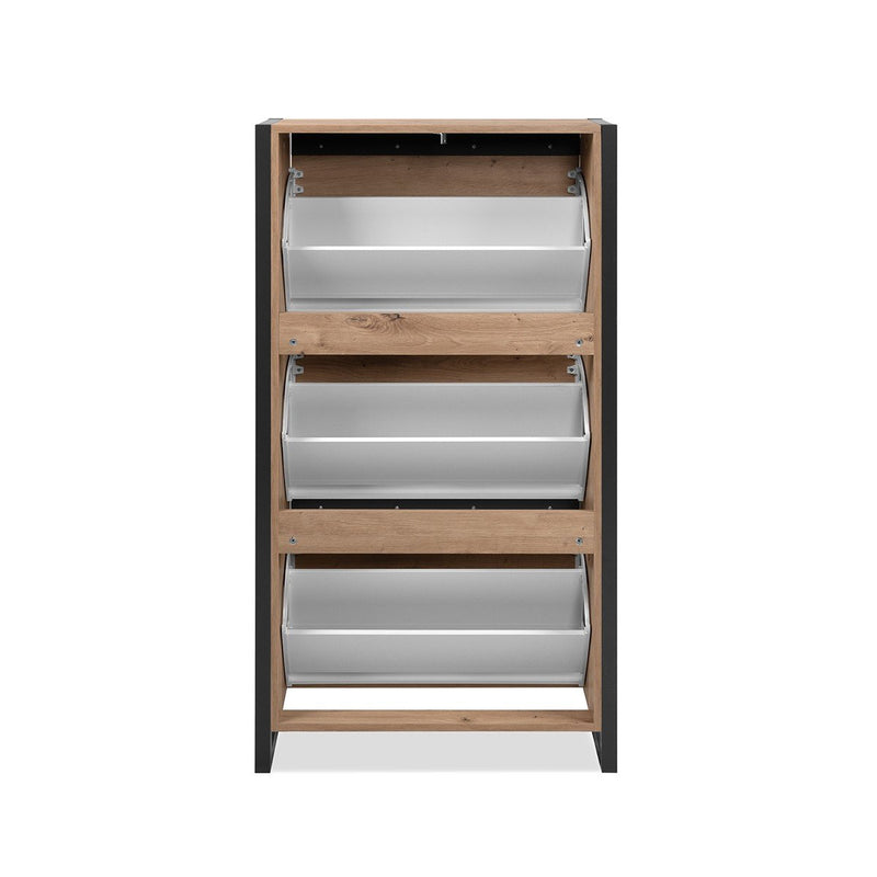 Mueble zapatero 3 hojas - Denver - Décor Bois