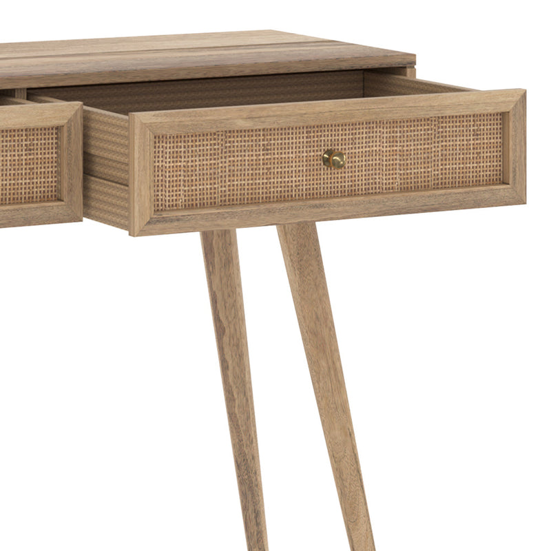 Console Masala en bois de manguier 2 tiroirs