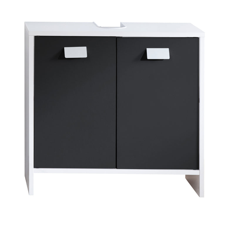 Mueble bajo de 2 puertas - Negro