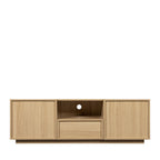 Joy - Mueble de TV de 2 puertas - Madera - Madera clara