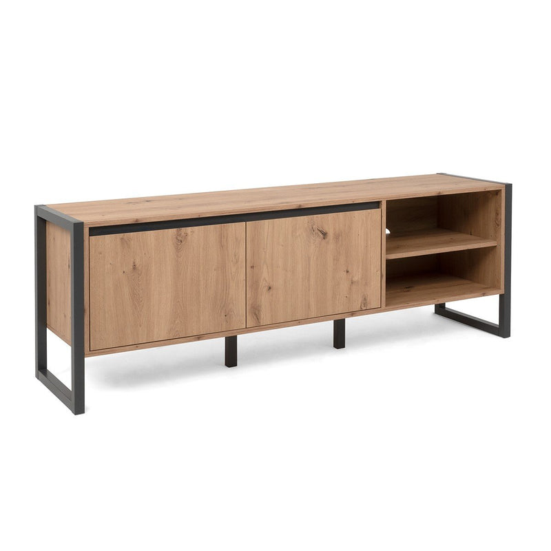 Mueble TV 2 puertas 2 huecos - Denver - Décor Bois