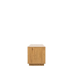 Since - Mueble de TV con 2 cajones y 2 nichos - Madera - Madera clara