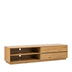 Since - Mueble de TV con 2 cajones y 2 nichos - Madera - Madera clara