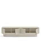 Totem - 4-Door TV Unit - Wood - Sand