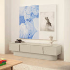Totem - 4-Door TV Unit - Wood - Sand