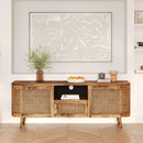 Meuble TV Wava 2 portes, 1 tiroir et 1 niche
