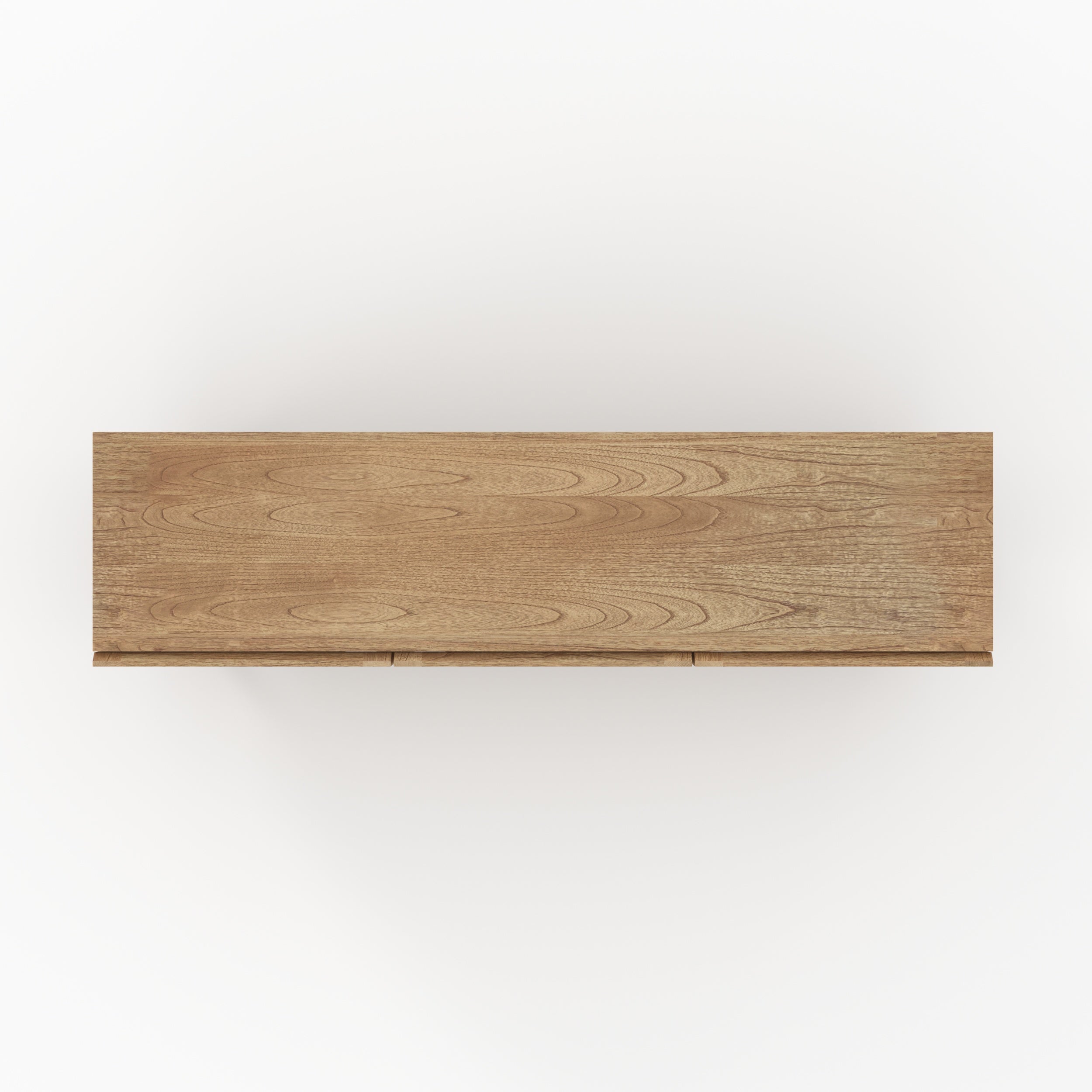 Delya - Mueble TV De Madera Maciza Y Ratán De Mindi