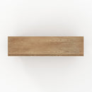 Meuble TV Delya en bois massif de mindi et rotin 160 cm